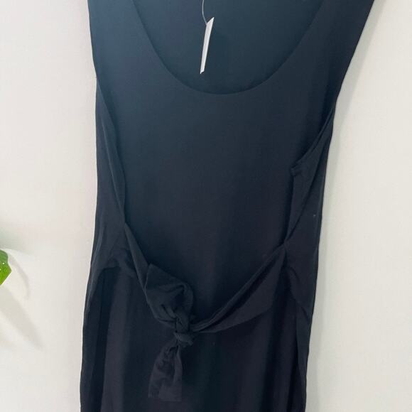 NEW J. Crew Black Tie Dress Size Large - Picture 4 of 8